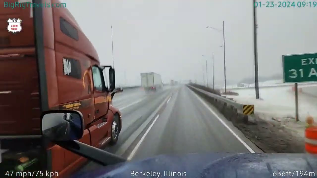 BigRigTravels LIVE | Northlake, IL to Gary IN (1/23/24)