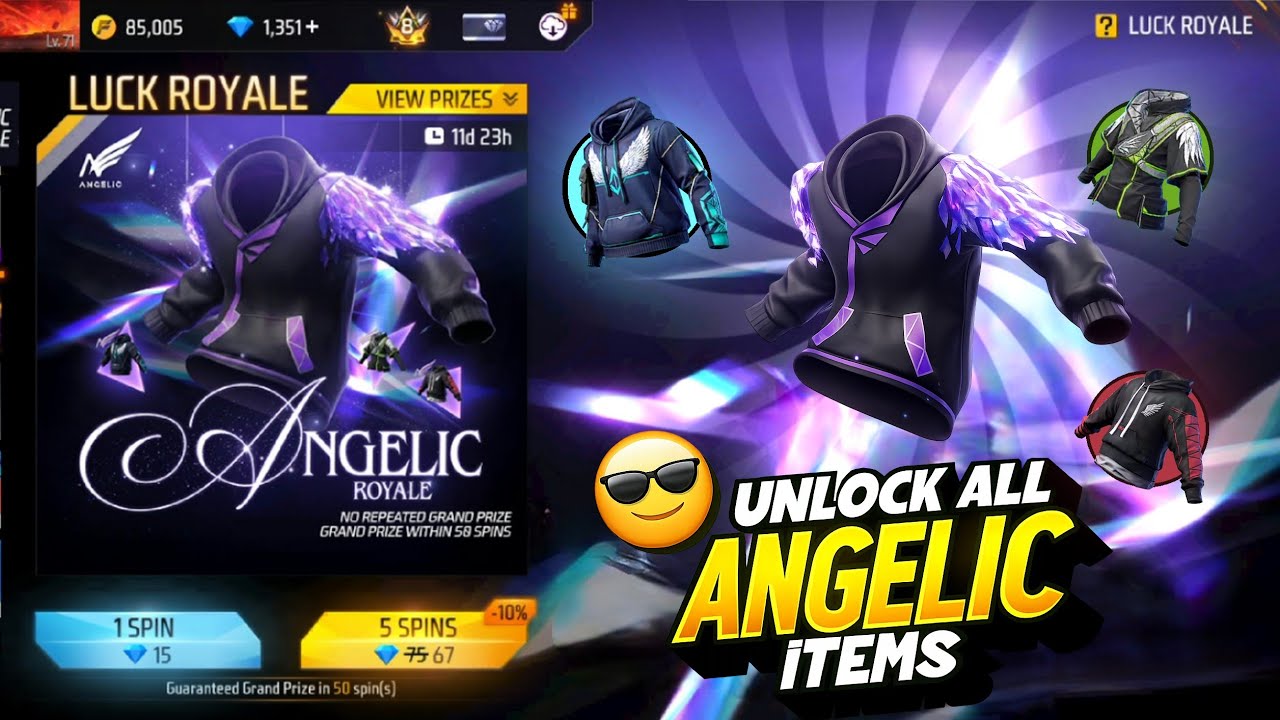Angelic Royale Event Free Fire | Angelic Royale Event Unlock | FF New Event Today| FF New Event