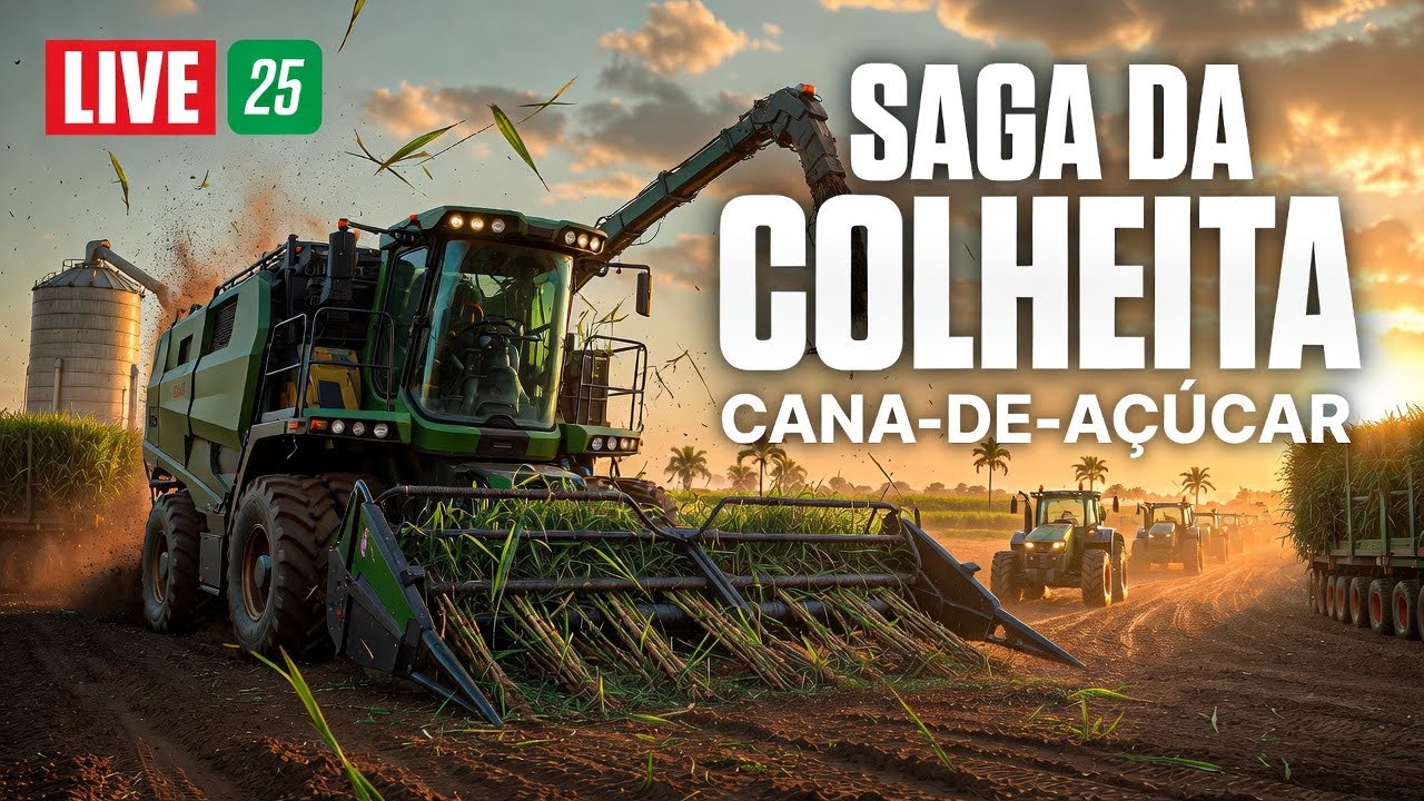 🌾🚜 A SAGA DA COLHEITA DE CANA-DE-AÇÚCAR | FARMING SIMULATOR 25 🚜🌾