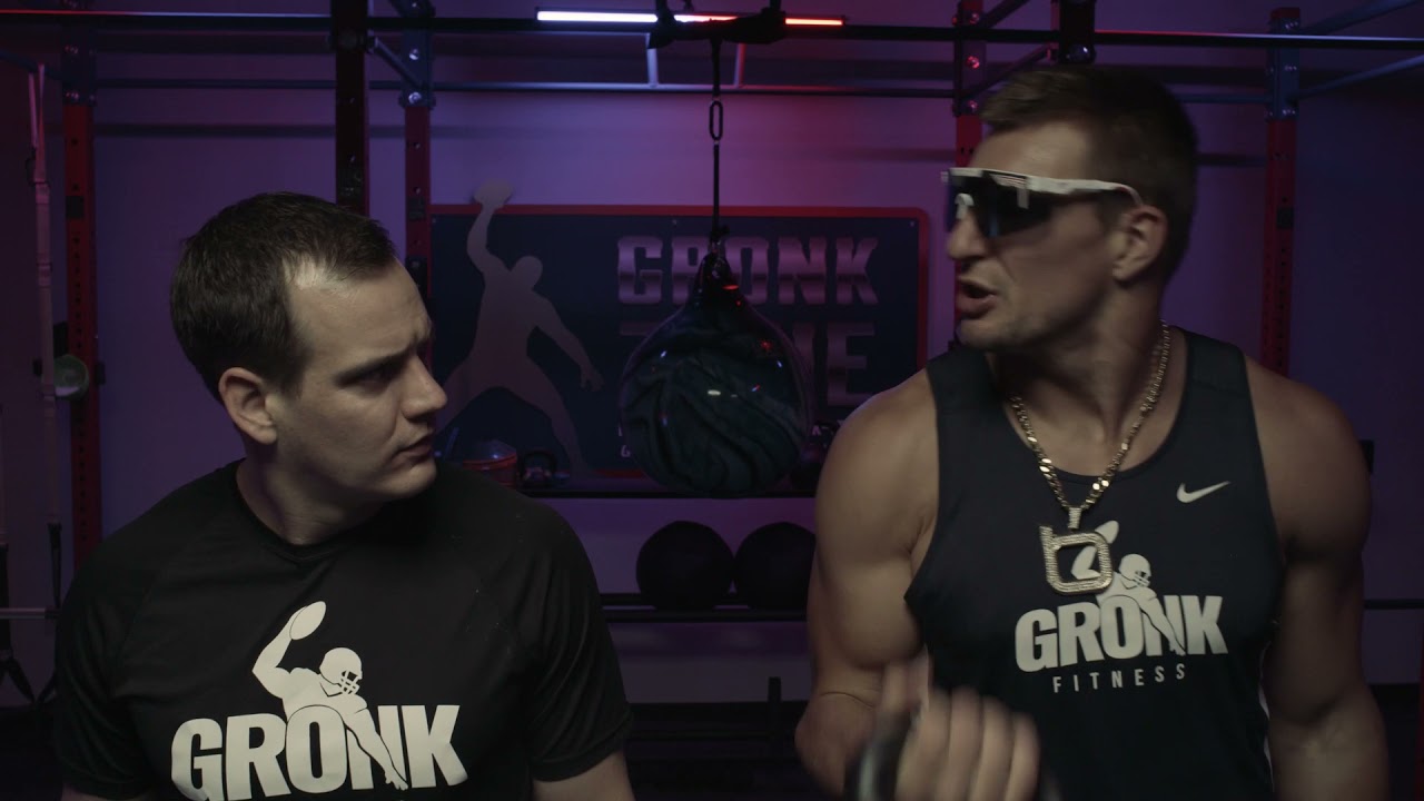 Rob Gronkowski and the Gronk Bros Work Out at Gronk Fitness Before the Pool Party