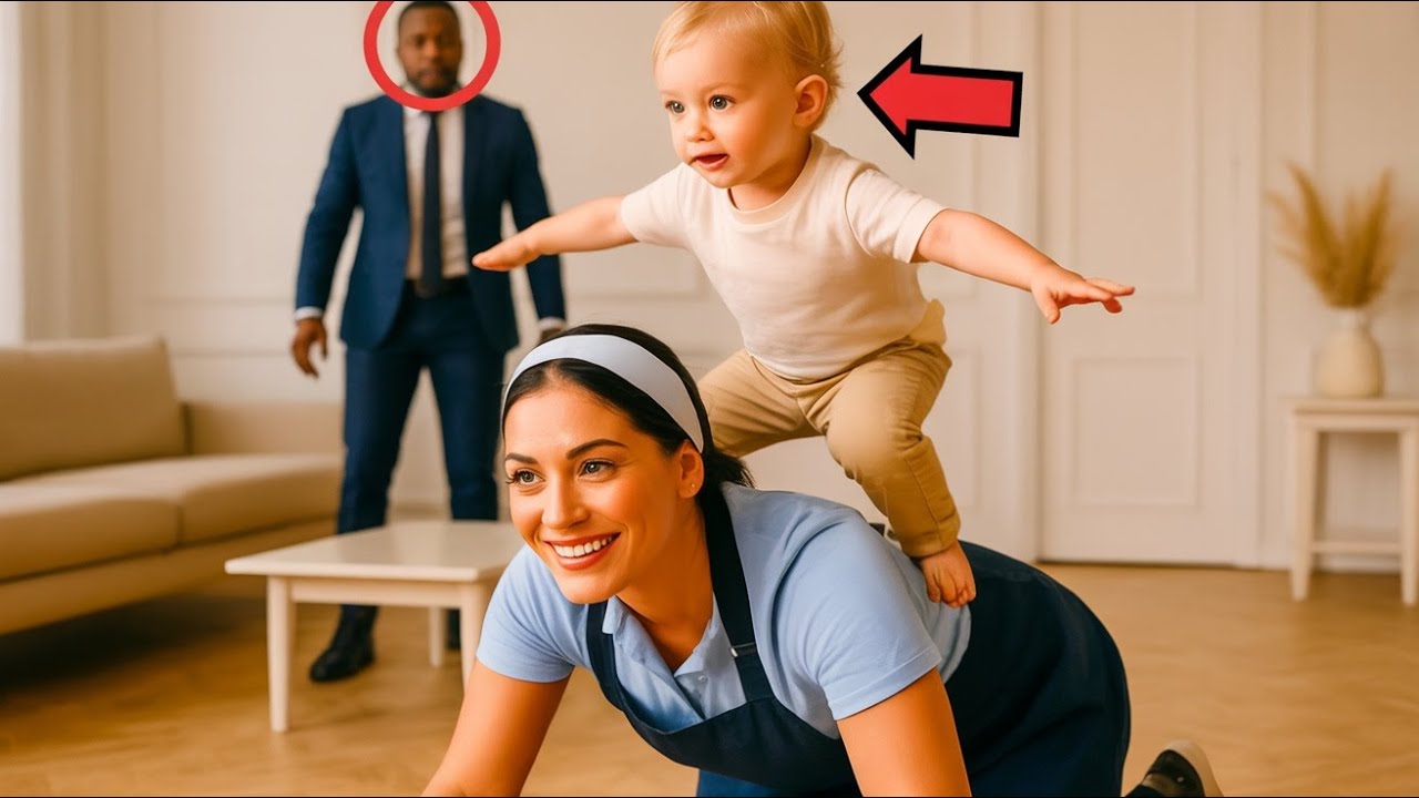 ابنة المليونير لم تمشِ أبداً… حتى صنعت عاملة النظافة معجزة أثناء اللعب