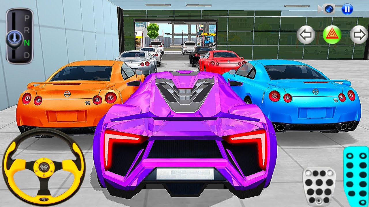 New Purple High Speed Car Parking 🅿️  in Car Shop - 3D Driving Class 2026 🎮 Android iOS Gameplay 🚧