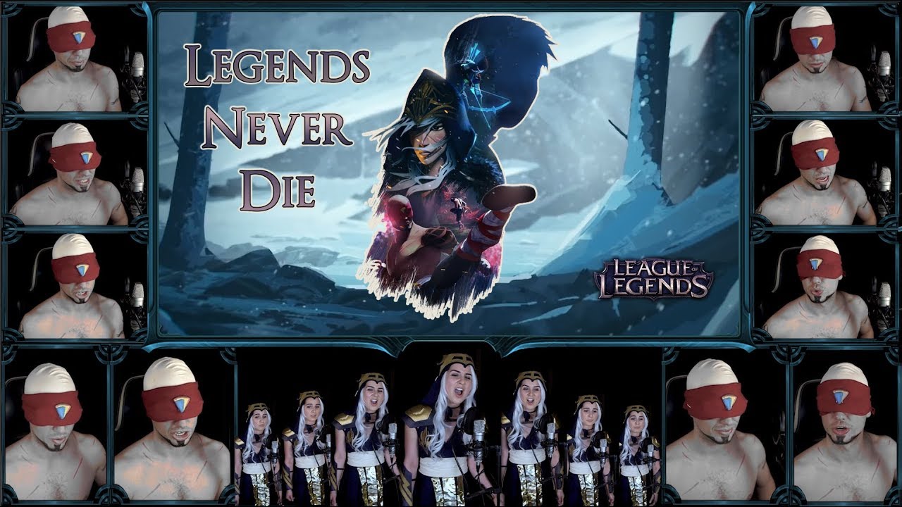 Legends Never Die - League of Legends - Acapella Cover | Lyric Video