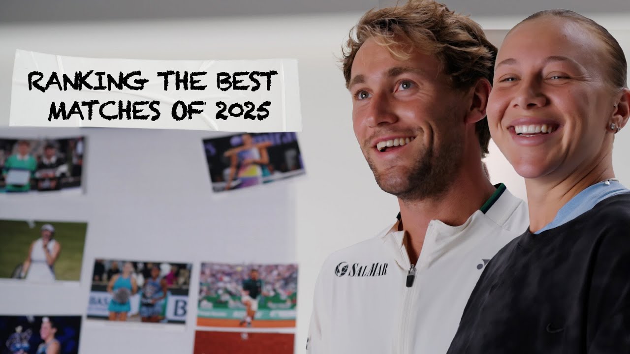 Pro tennis players rank the best matches of 2025 👀
