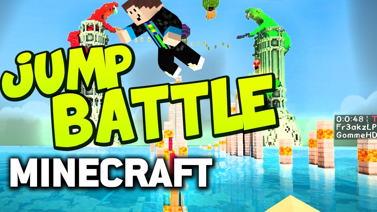 MINECRAFT JUMP BATTLE - Fr3akzLP vs GommeHD