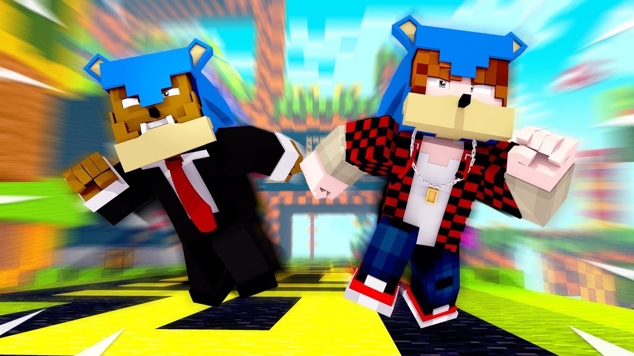 Minecraft SONIC RACE CHALLENGE!