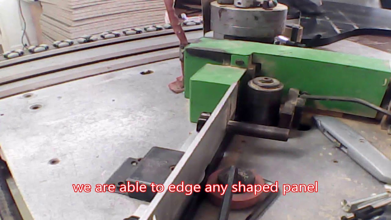 How to Edge Curved Panels Edging Shaped panels Biesse Polymac endebander single 89n