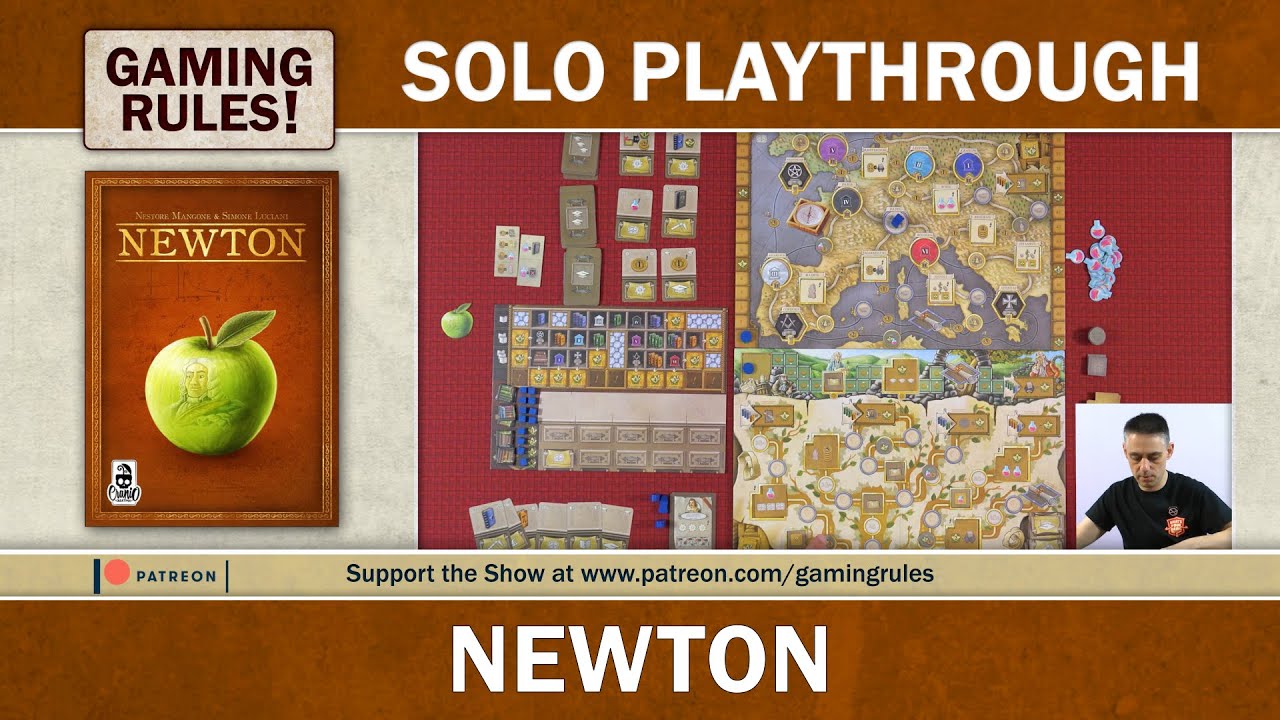 Newton - Solo Playthrough with Gaming Rules!