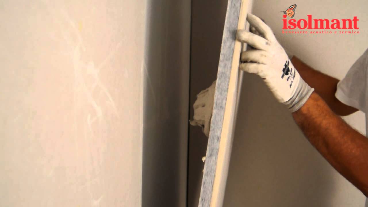 Isolmant | Realizzazione di una controparete in placcaggio con lastra preaccoppiata