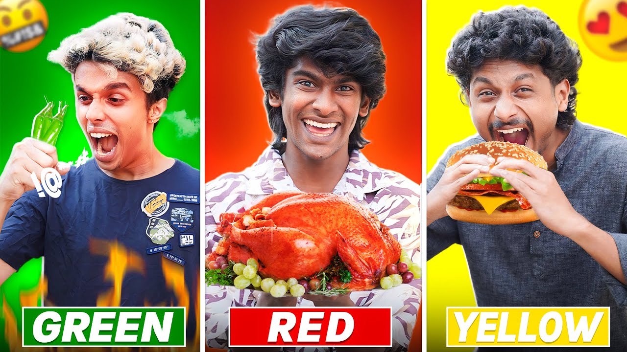 Same Same But Diffelent 🤣 പണി വരുന്ന വഴി 😱 Colour Food Challenge | We Talks #wetalks