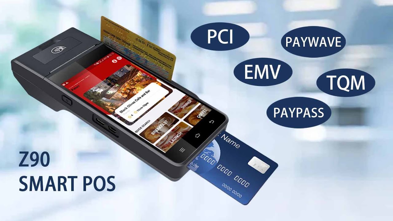 Z90 Supermarket Handheld POS Terminal | Portable POS with Printer & SDK