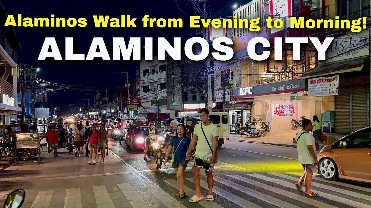 ALAMINOS CITY Walk in Pangasinan Philippines | Evening to Morning Tour – Gateway to Hundred Islands