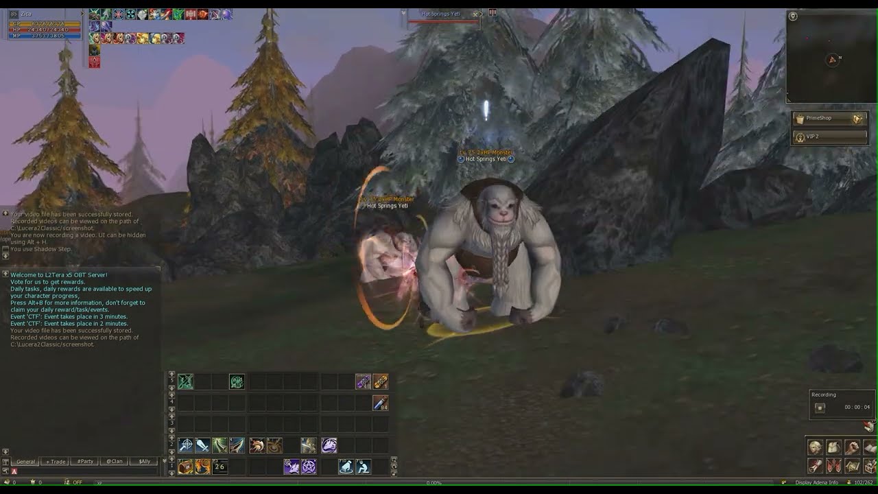 L2Tera x5 Classic OBT - Fortune Seeker new skill