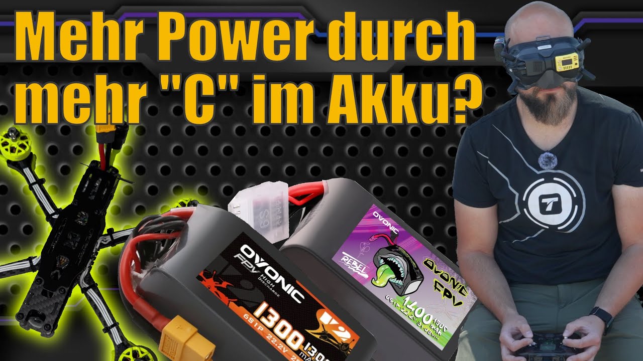 Mehr Power für die Drohne??? #Ovonic Akkus im Test