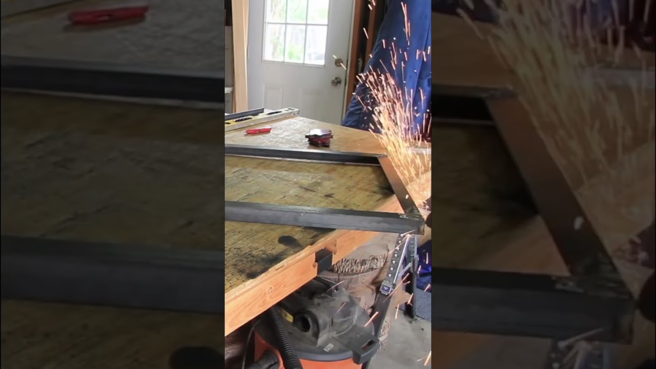 Learning to weld is fun! 😎👨&zwj;🏭🔥 #weldingmetal #makingyourown #buildsomethingcool