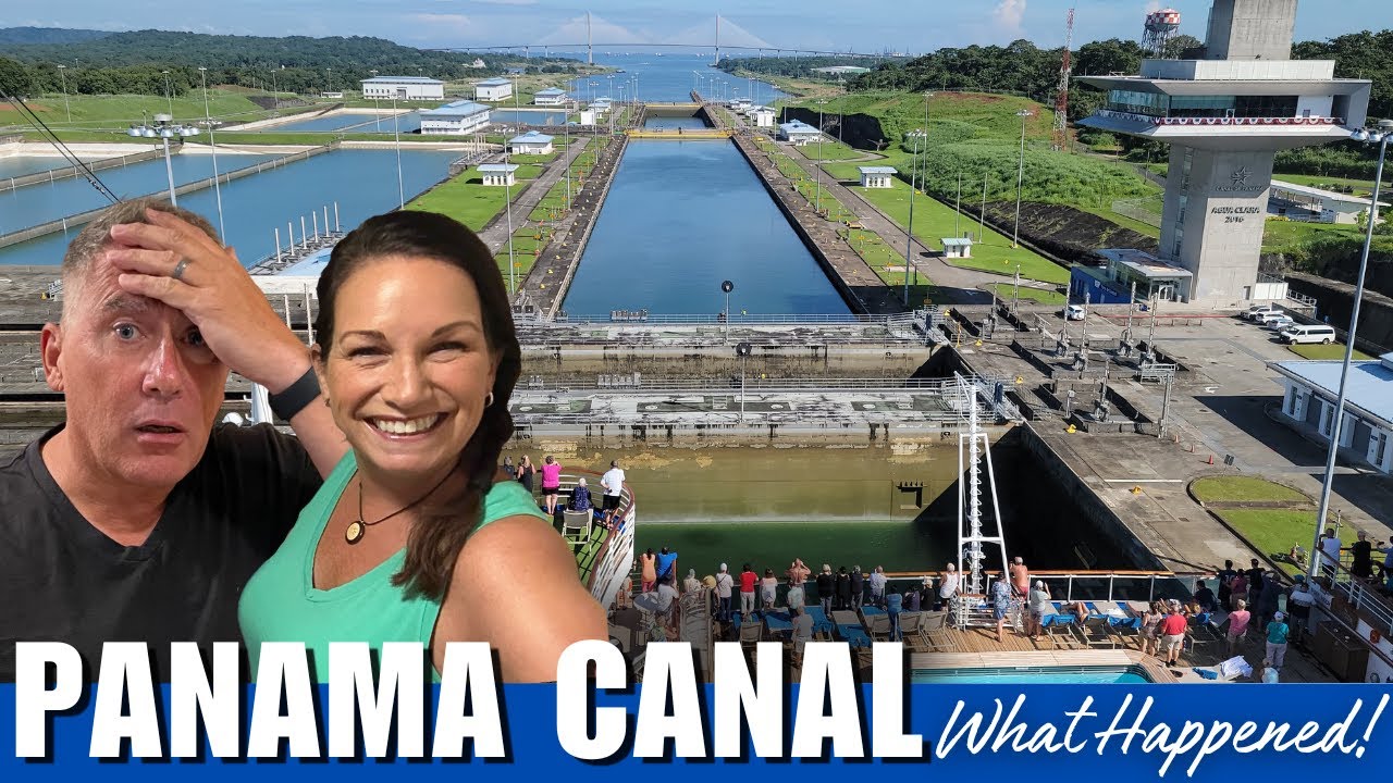 What Happened during our Panama Canal transit of the New Aqua Clara Locks - Cruise Highlights!