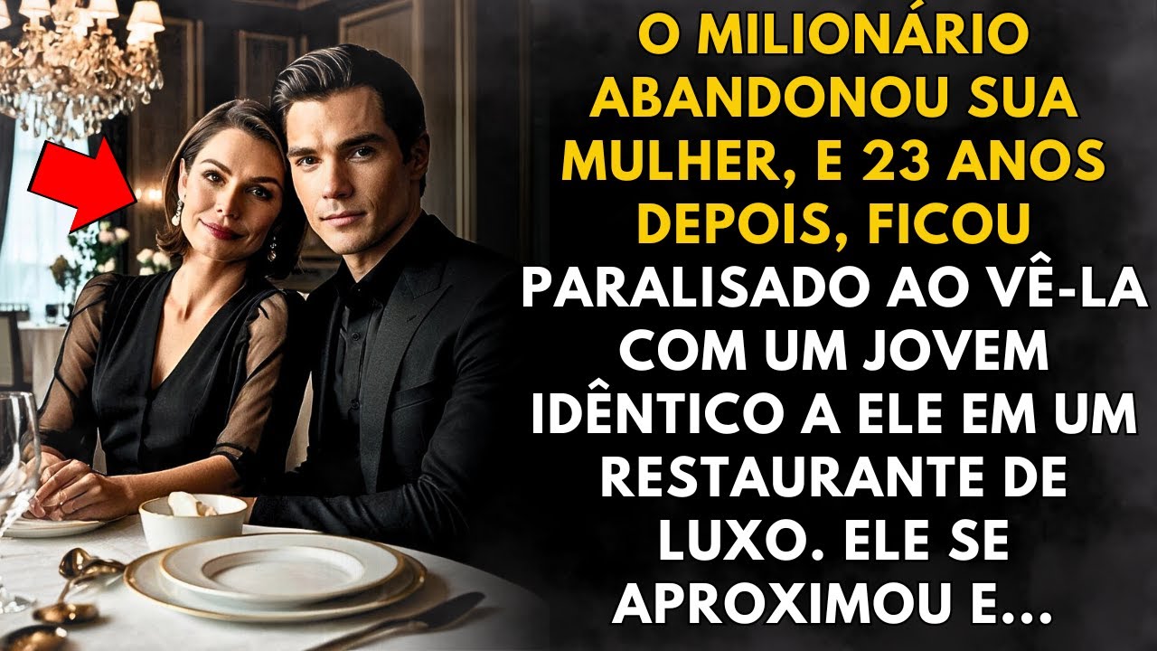 ELE A DEIXOU HÁ 23 ANOS, MAS QUANDO A REENCONTROU, VIU UM JOVEM IGUAL A SI MESMO...