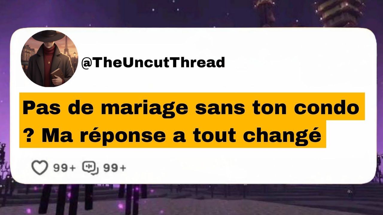Ils m'ont dit : « Pas de mariage. » Ma réponse a tout changé.