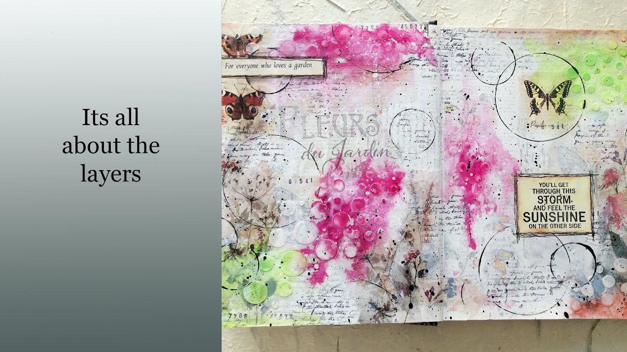Art Journal Page, For everyone who loves a garden.