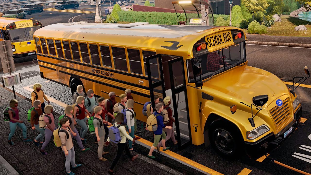 Bus Simulator 21 Next Stop - Official School Bus Extension ! GeForce RTX 4080 16GB + i9 13900K !