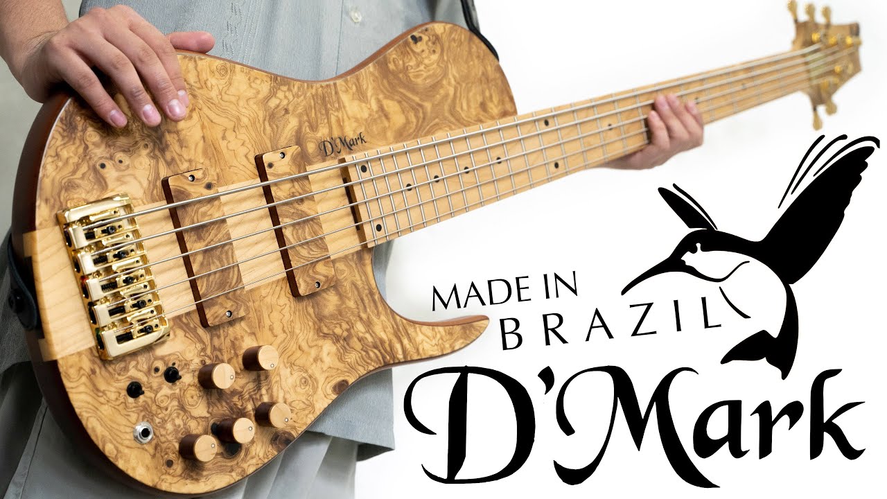 木材大国ブラジルのハイエンドベースブランドがすごい【D'mark Guitars】