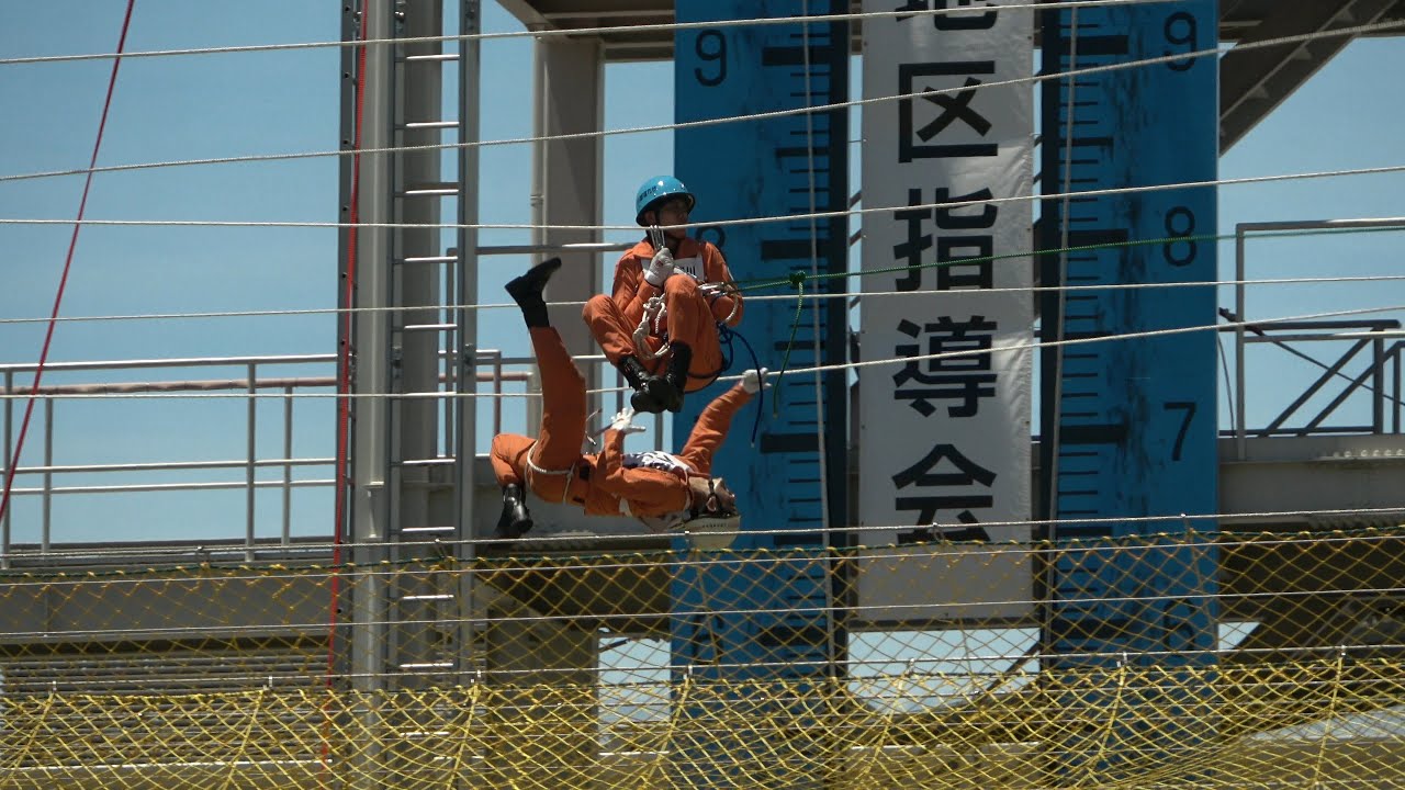 2025 消防救助技術近畿地区指導会 ロープブリッジ救出