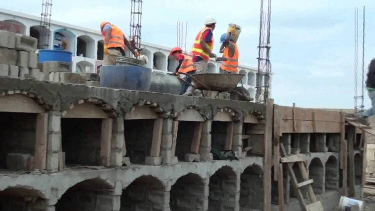 CONSTRUCCIÓN DE NICHOS EN CEMENTERIO CARTAVIO, HABLA ING LUIS JAPAY