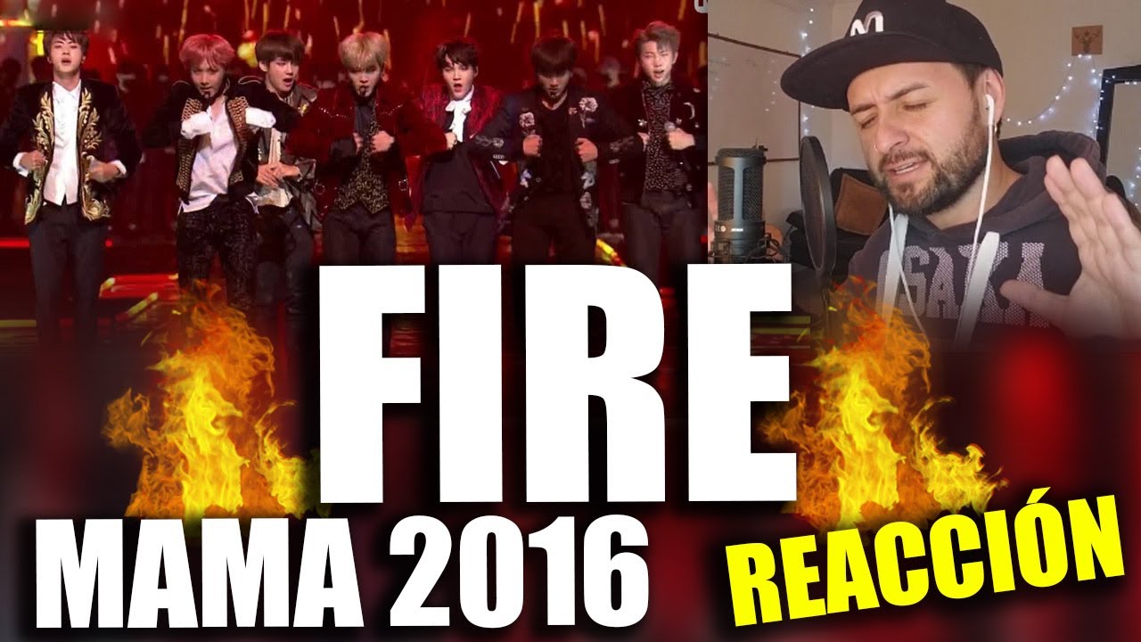 🔥 ESTO ES PURO FUEGO 🔥 REACCION POR PRIMERA VEZ | BTS [ 2016 MAMA ] - FIRE 🎧 Live