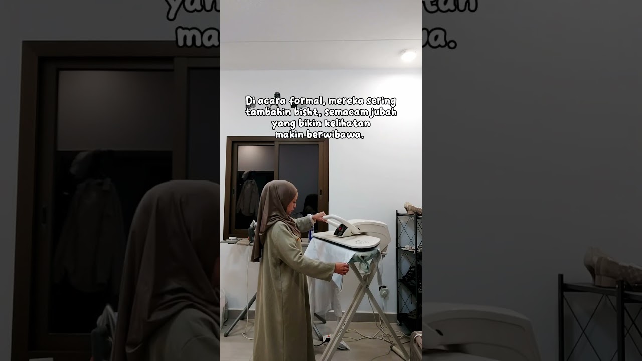 Vlog TKW Saudi || Nyoba juga setrika Thob.