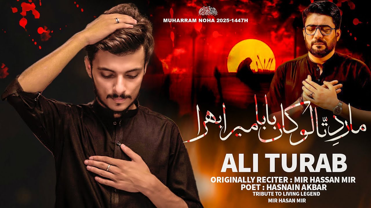 Maar Dita Lokan Baba Mera Bhira | Ali Turab Noha 2025 | Mir Hasan Mir | Muharram 1447 Hijri