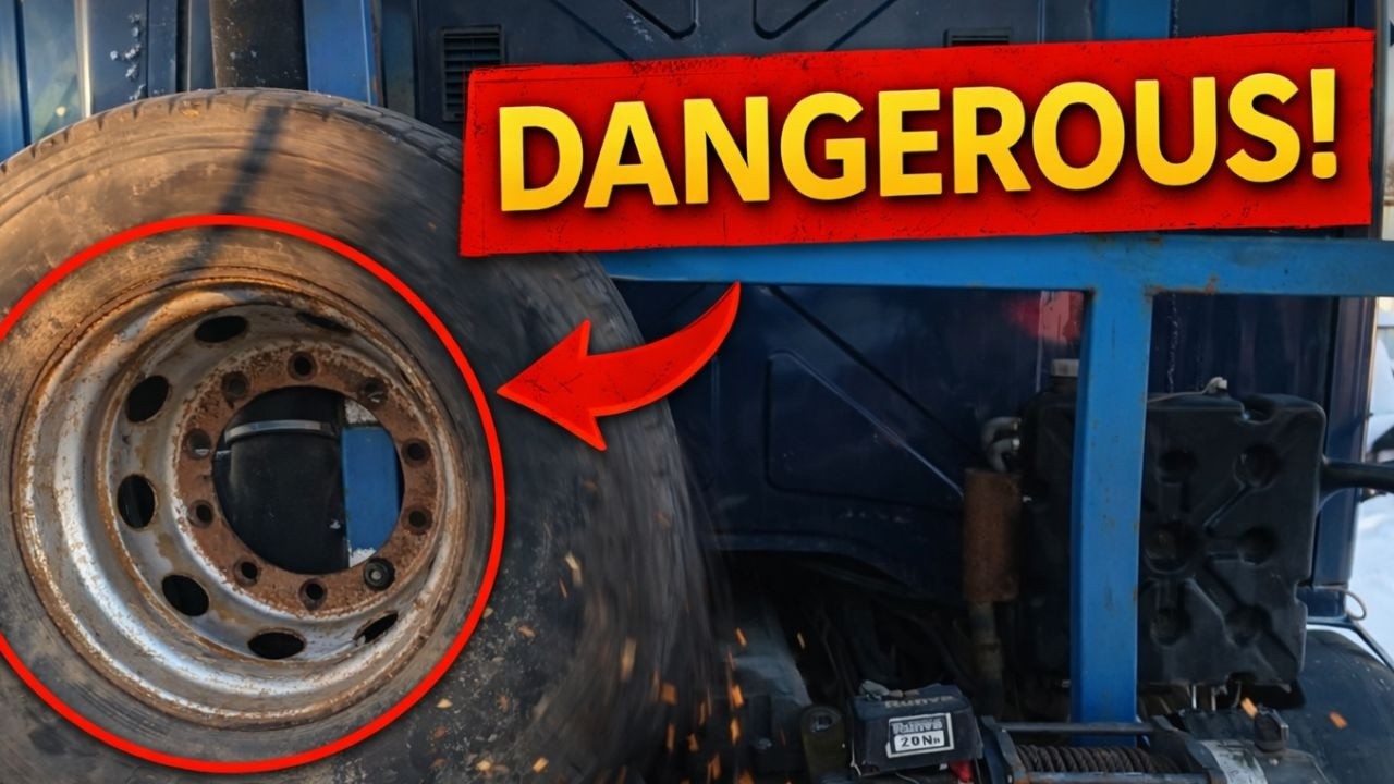 Is the spare tire on the truck loose? I fixed it forever.