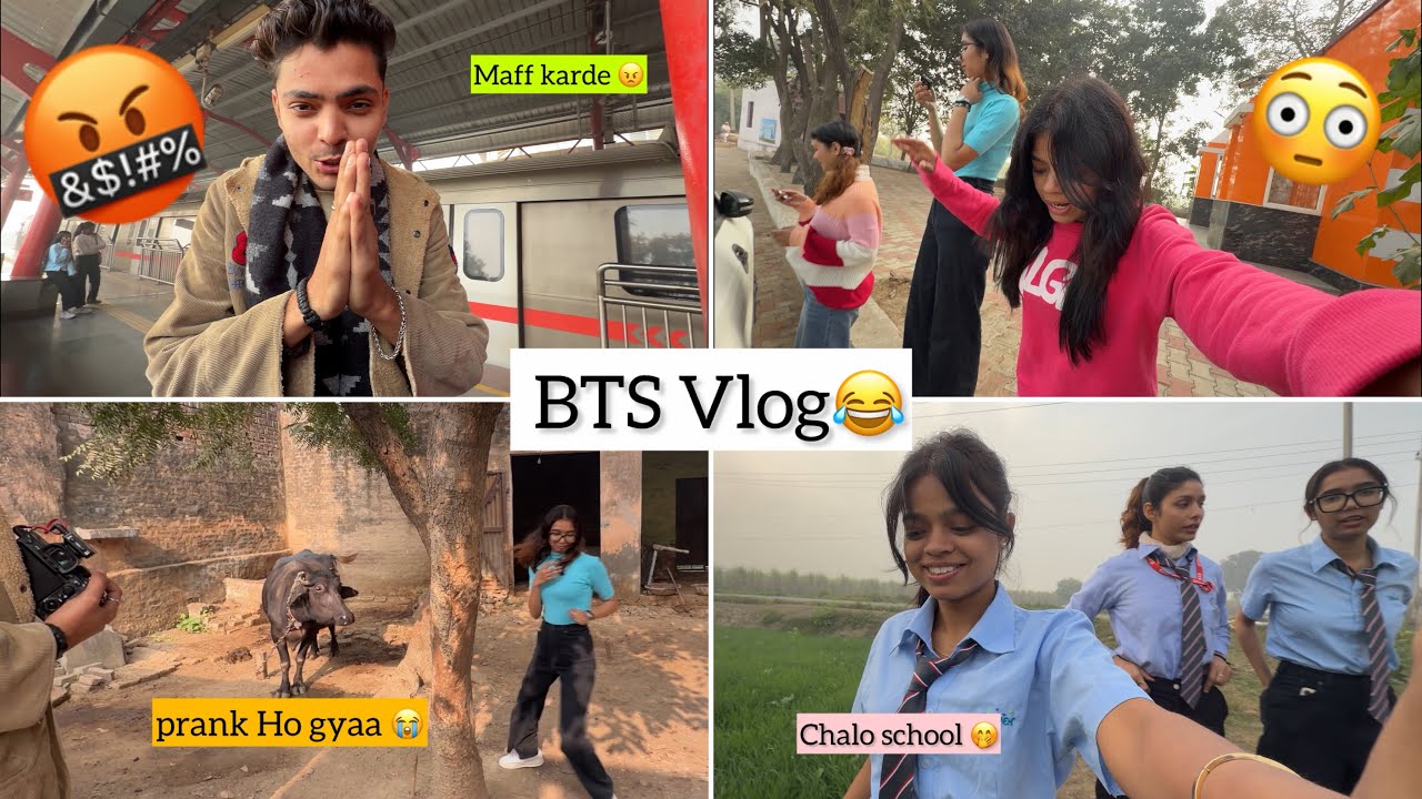 Part -1 BTS Vlog || Behind￼ The Scene || Shoot Per Unlimited Fun || Riyakhalera #dailyvlog 