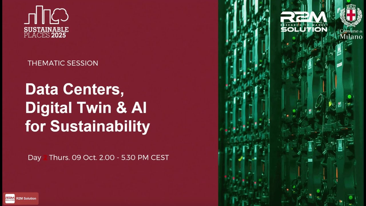 Thematic track - Data centers, digital twins & AI for sustainability