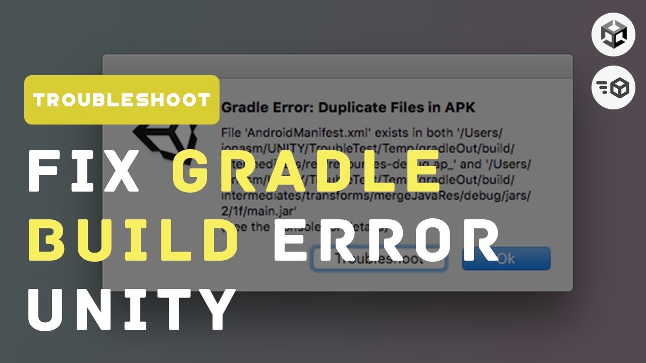 Fix Gradle Build Error Unity Version 2022 And 2021