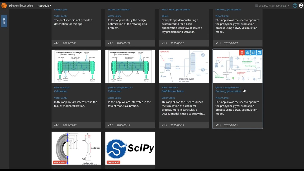 Workflow-powered web apps in pSeven Enterprise
