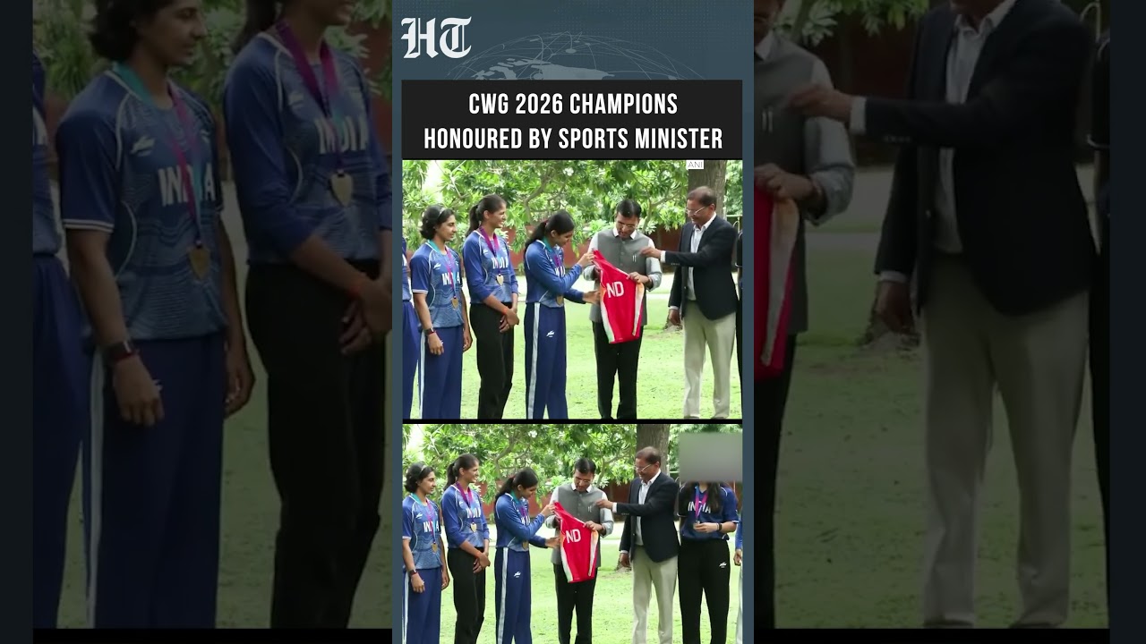 Watch: Sports Minister Honours CWG 2026 Medal-Winning Boxers In New Delhi | #shorts