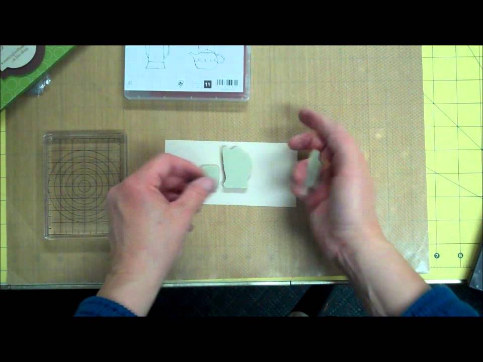Stampin' Up!  Two Minute Quick Tip:  Align Clear Stamps Before You Stamp!