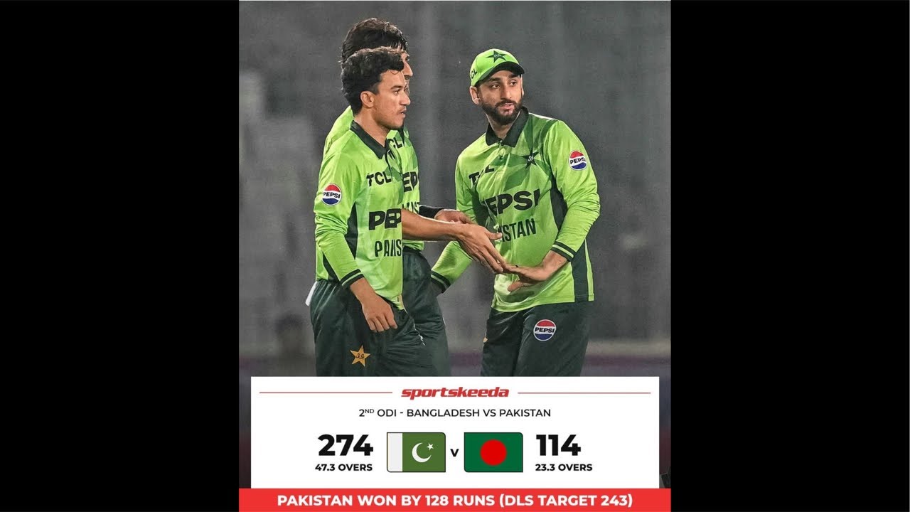 Pak beat Ban in 2nd ODI to level the series | Maaz Sadaqat the man | Salman Agha v Mehdi Miraz issue