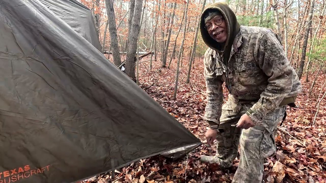 OVER NIGHT IN THE BUSH #bushcrafters #survivalist #wilderness
