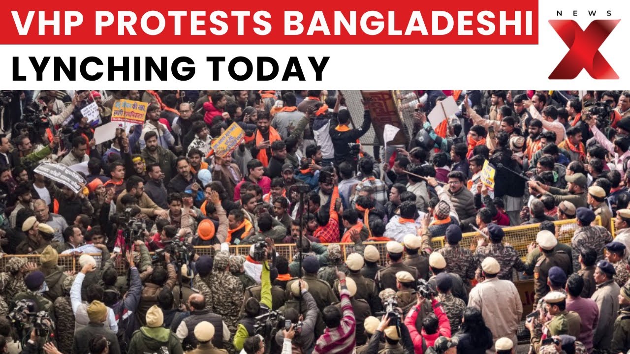 VHP Protests Lynching of Bangladeshi Hindu, Aravalli Issue Sparks Local Action | NewsX