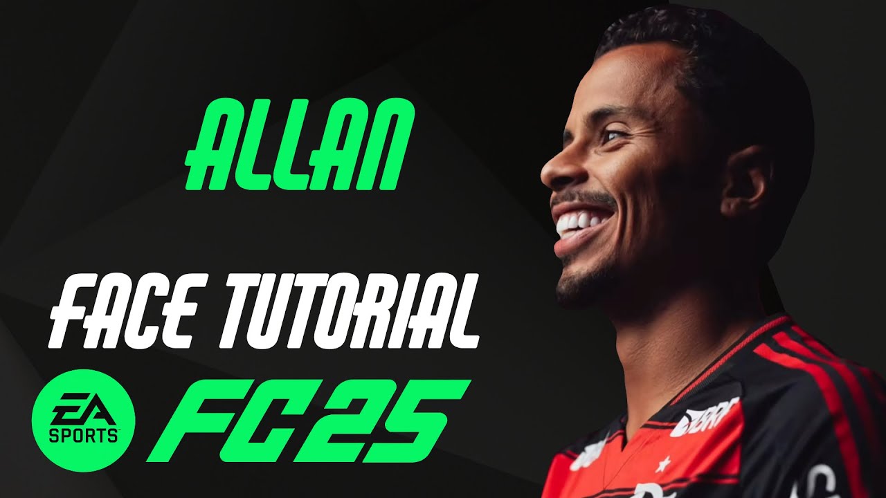 EA FC 25 - ALLAN FACE TUTORIAL + STATS [FLAMENGO].