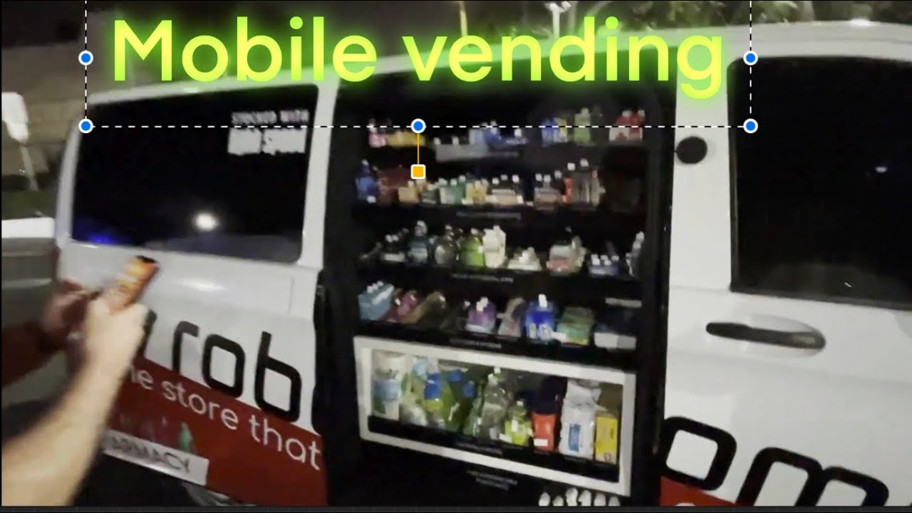 Mobile Vending Machine That Comes To You! Hollywood