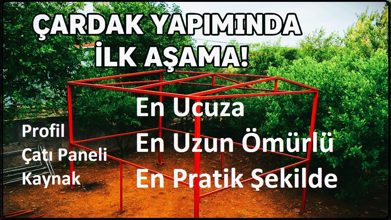 Kış Bahçesi Yapımına Başladık ( Part 1). Çardak Yapımında İlk Aşama | Kendi Ellerimle Başladım