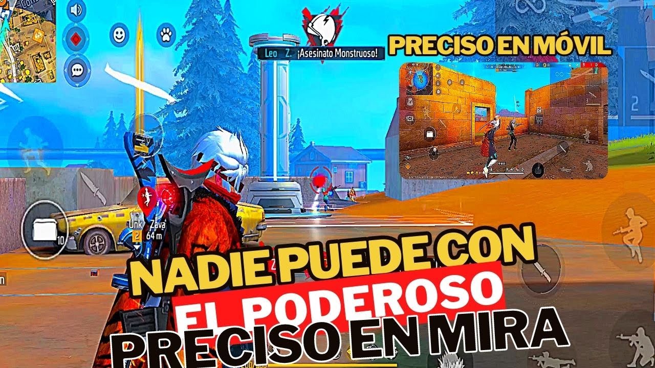 NADIE PUEDE CON MI PRECISO EN MIRA EN CELULAR || FREE FIRE MAX || LEO Z