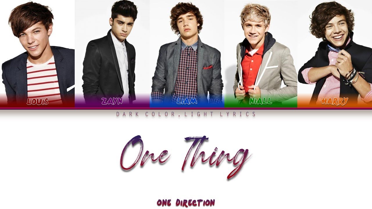 One Direction 'One Thing' Lyrics [Color Coded ENG_ESP]