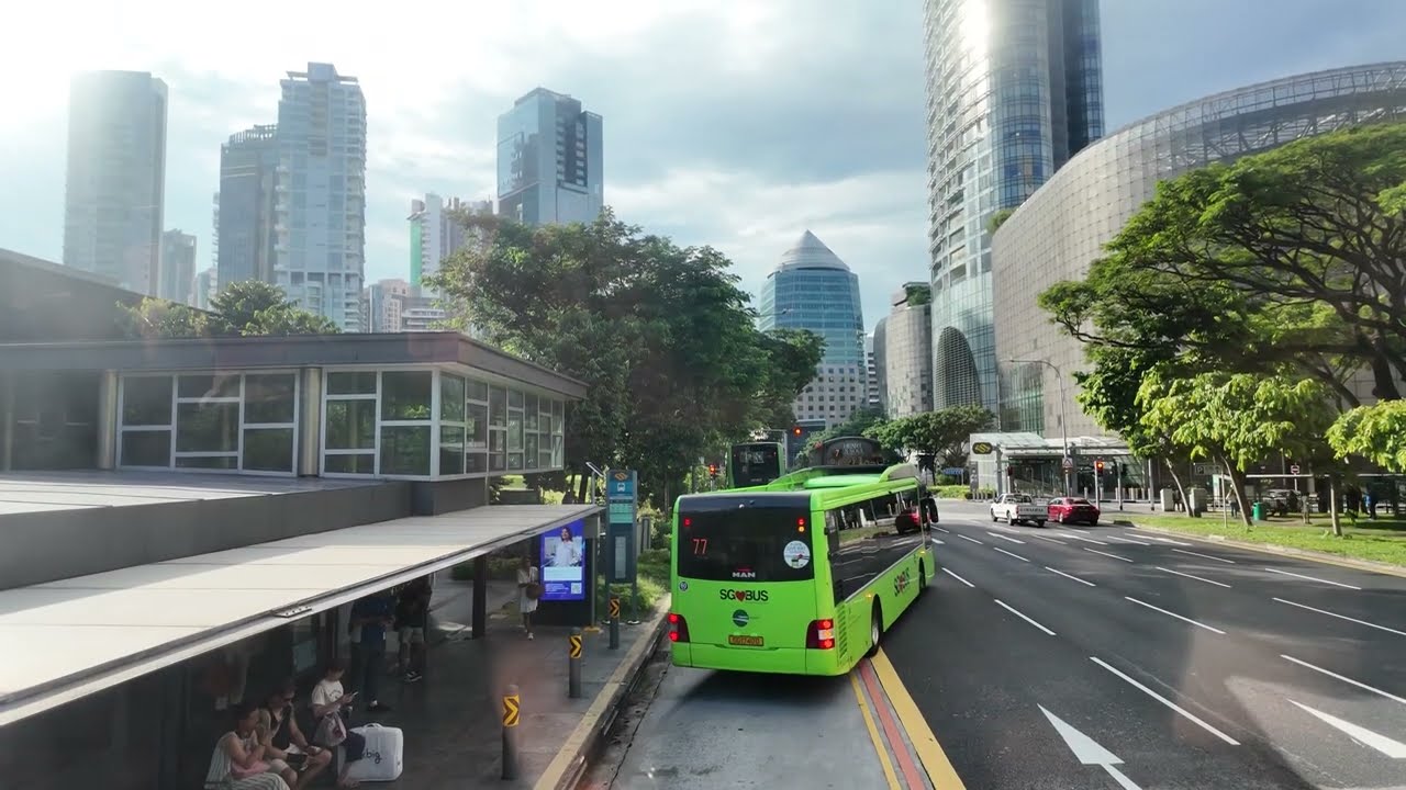 Upper Deck View from SG Bus 174