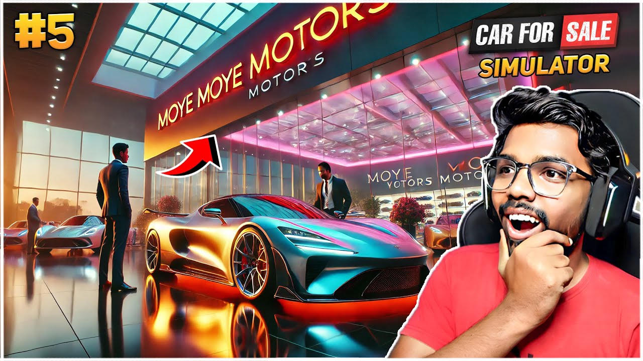 MOYE MOYE MOTORS 🤣| #5 | Car For Sale Simulator 2023 | in Telugu
