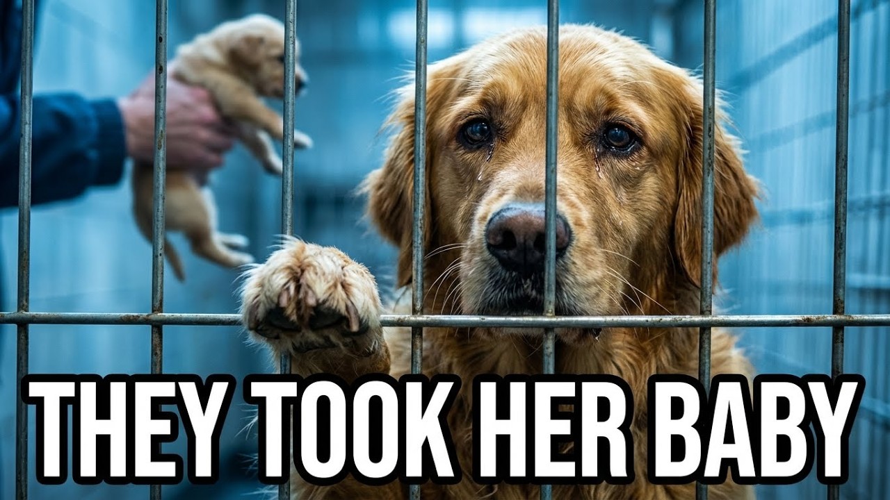 Golden Retriever Puppies Taken Away | Heartbreaking Mother Dog Story