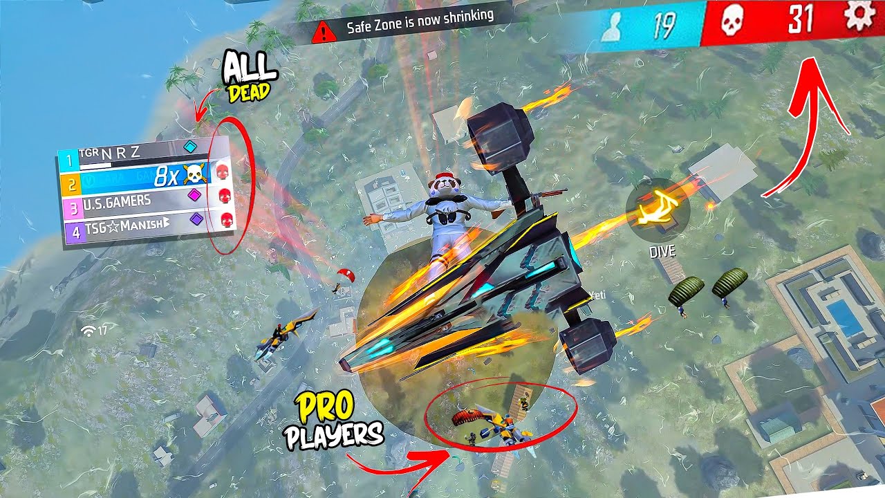 31 Kills against Grandmaster Pro Squad 🔥 Free Fire