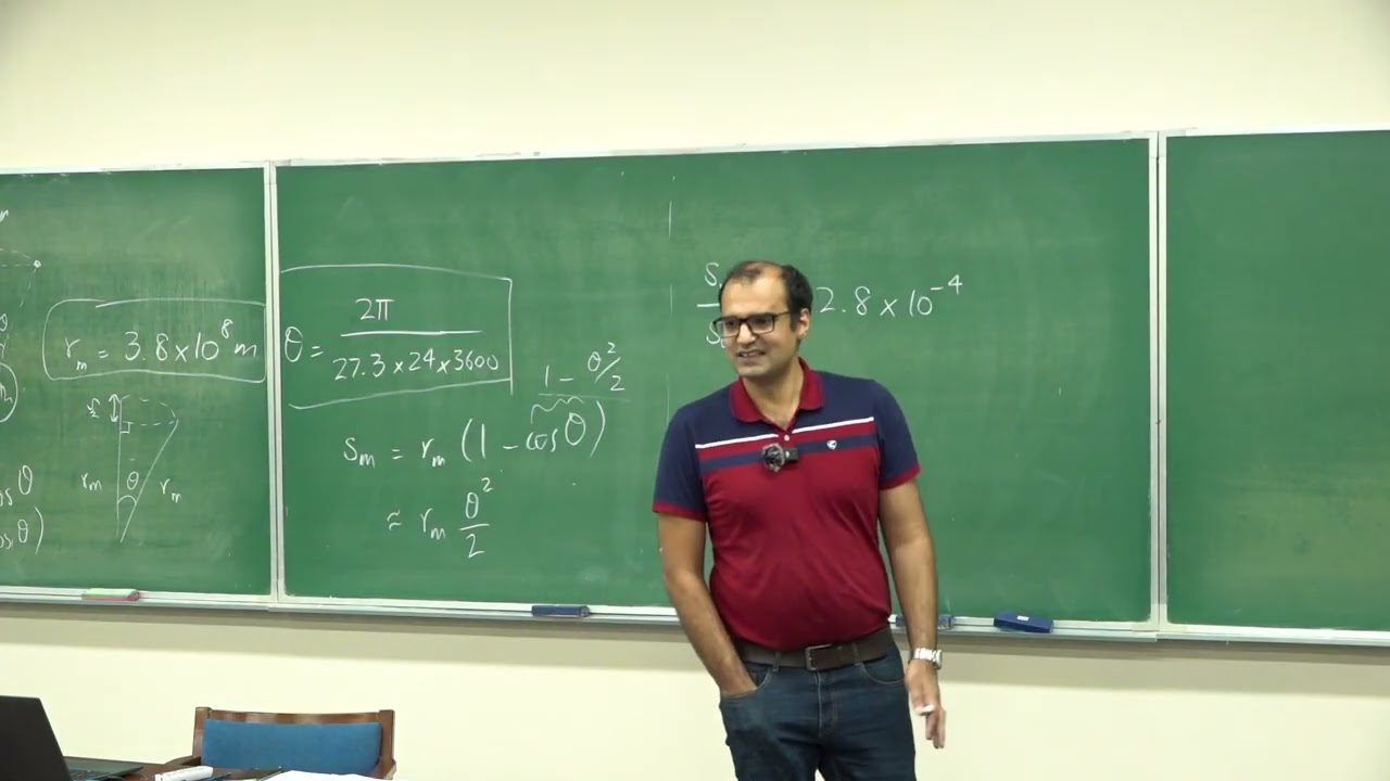 PHY101 Mechanics | Recitation 9: Verifying Newton’s Law of Gravitation (The Moon Test)